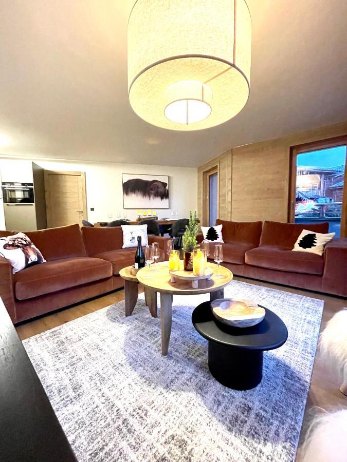 Appartement De Standing Plein Centre Station, 50M Des Pistes Les Gets Esterno foto
